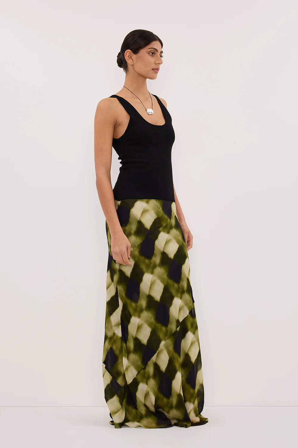 BRONX MOSS MIDI SKIRT - Yukikoi