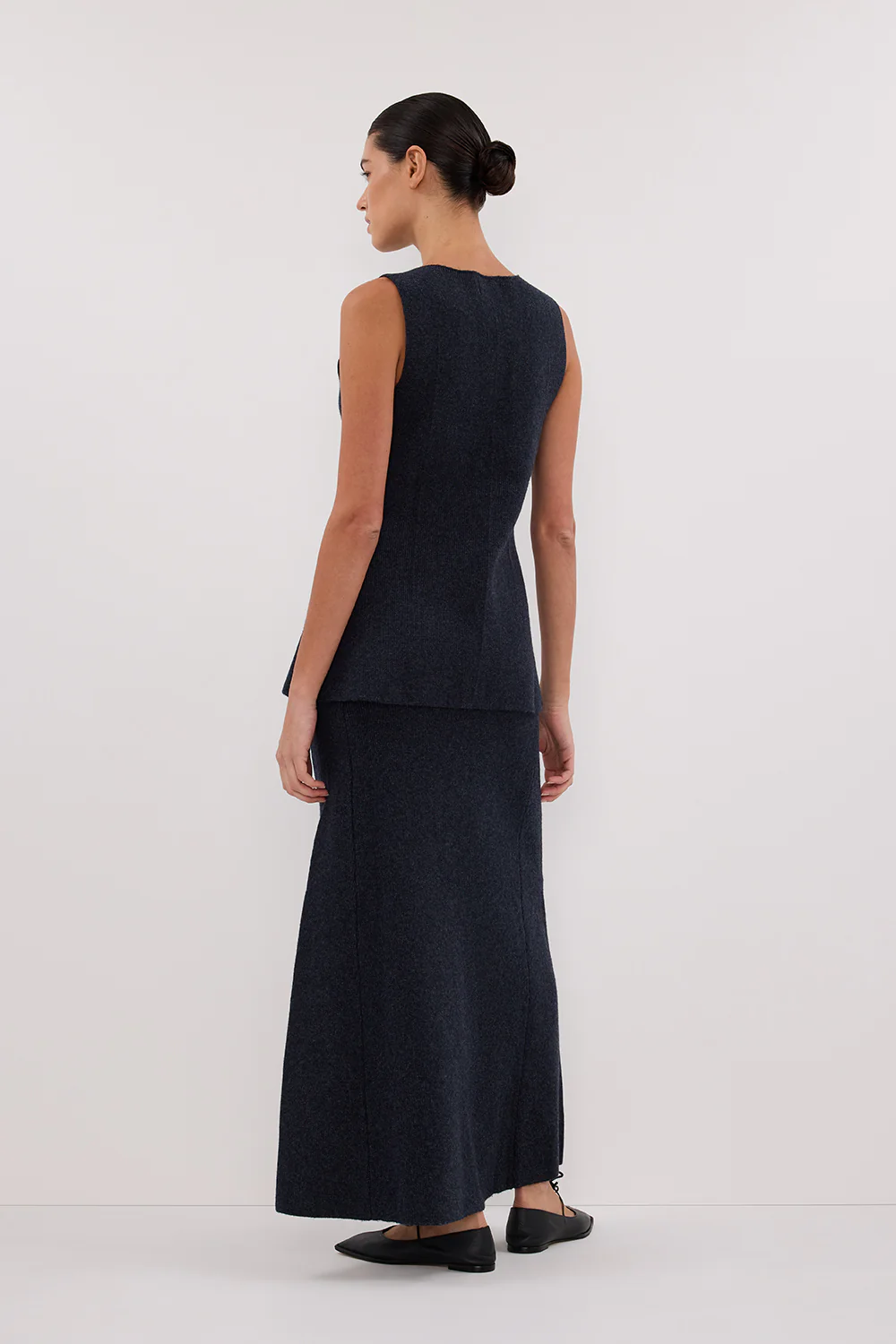 AVA INK LONGINE KNIT VEST - Yukikoi