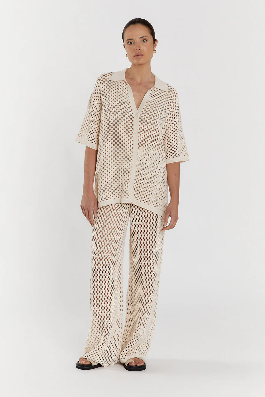 SONNY NATURAL CROCHET PANT - Yukikoi