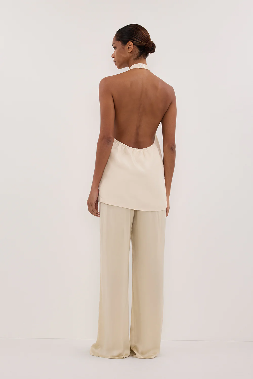 ADDIE STRAW CUPRO DRAWSTRING PANT - PRE ORDER - Yukikoi