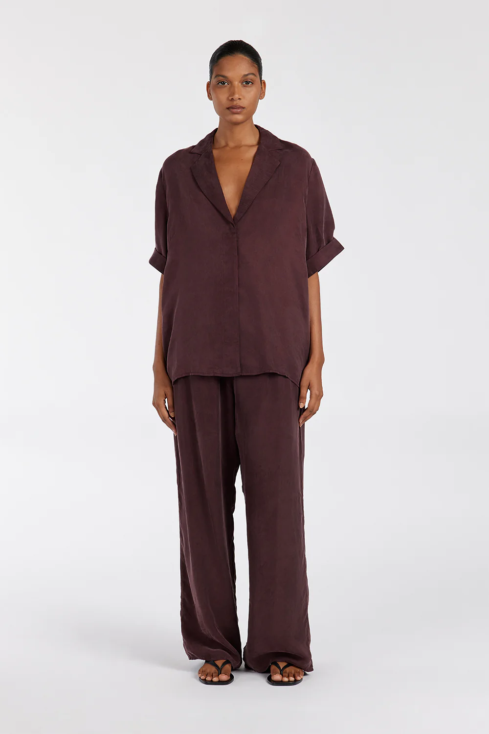 LIAM CURRANT CUPRO SHIRT - Yukikoi