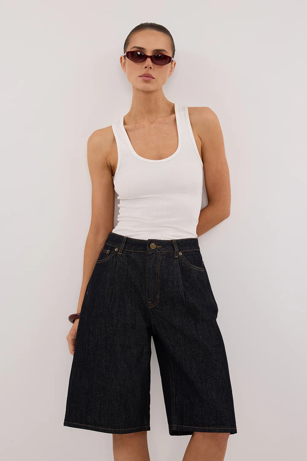 JACK RAW INDIGO DENIM BERMUDA SHORT - Yukikoi