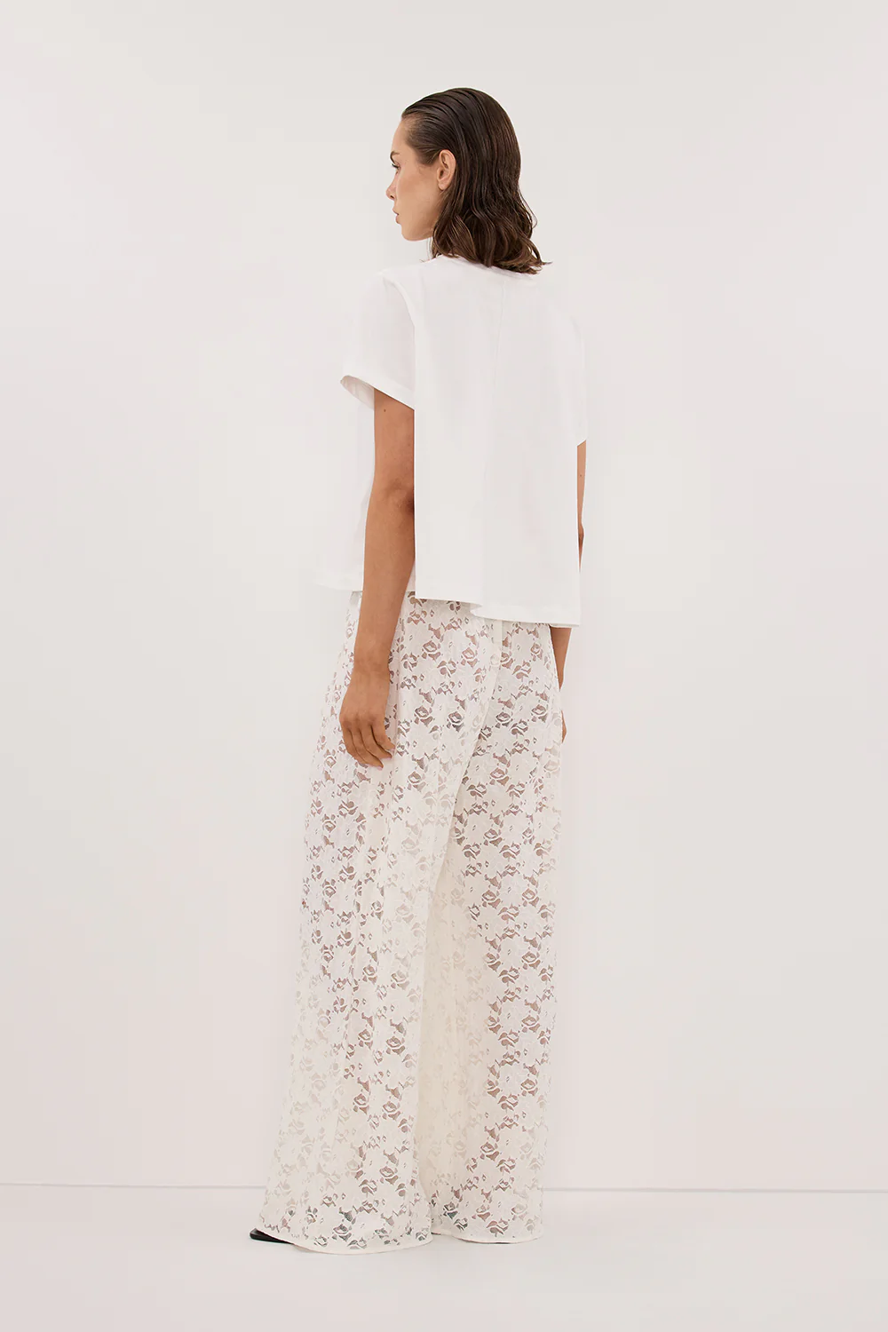 LOULA WHITE LACE PANT - Yukikoi