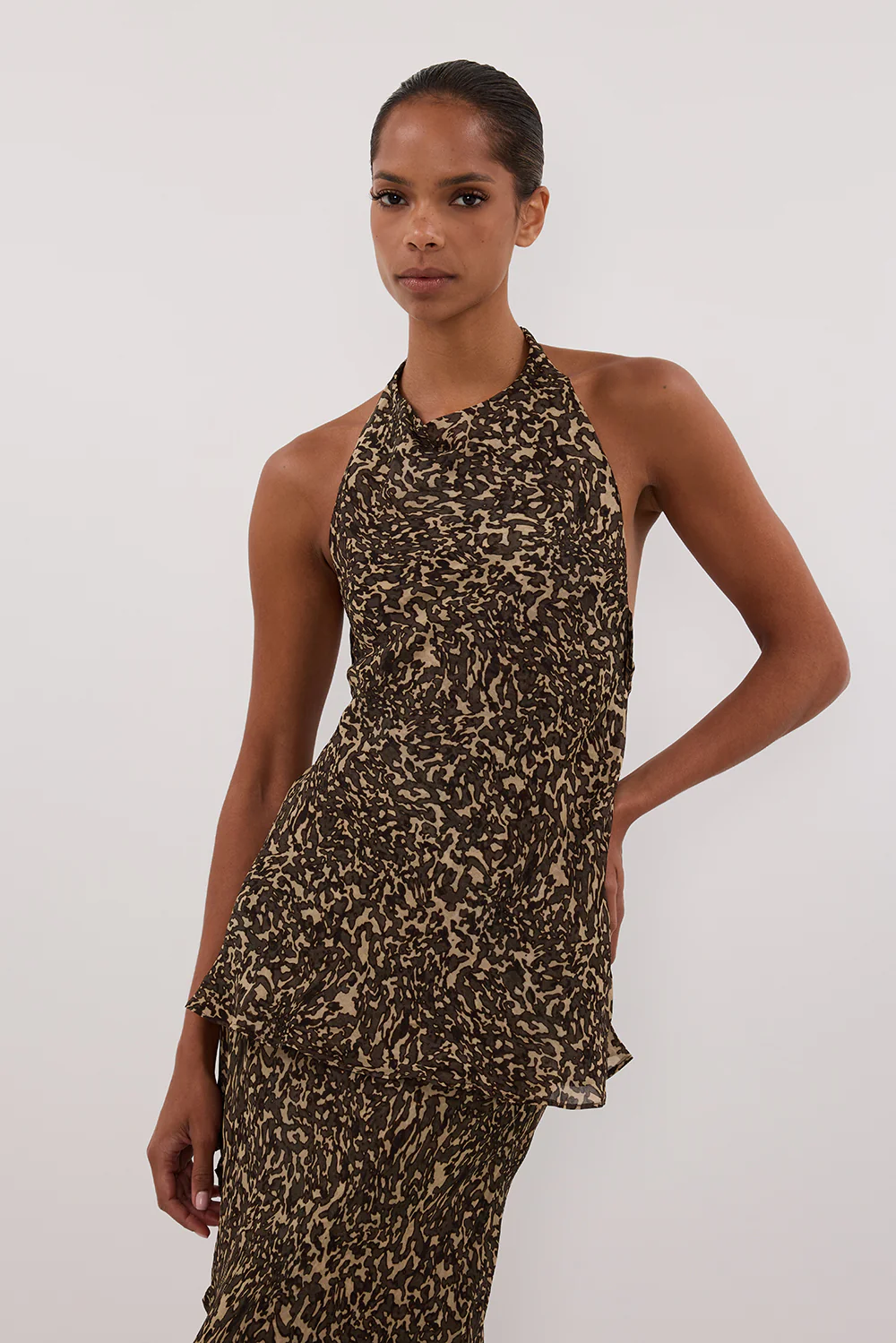 MARVILLA CHOC HALTER TOP - Yukikoi