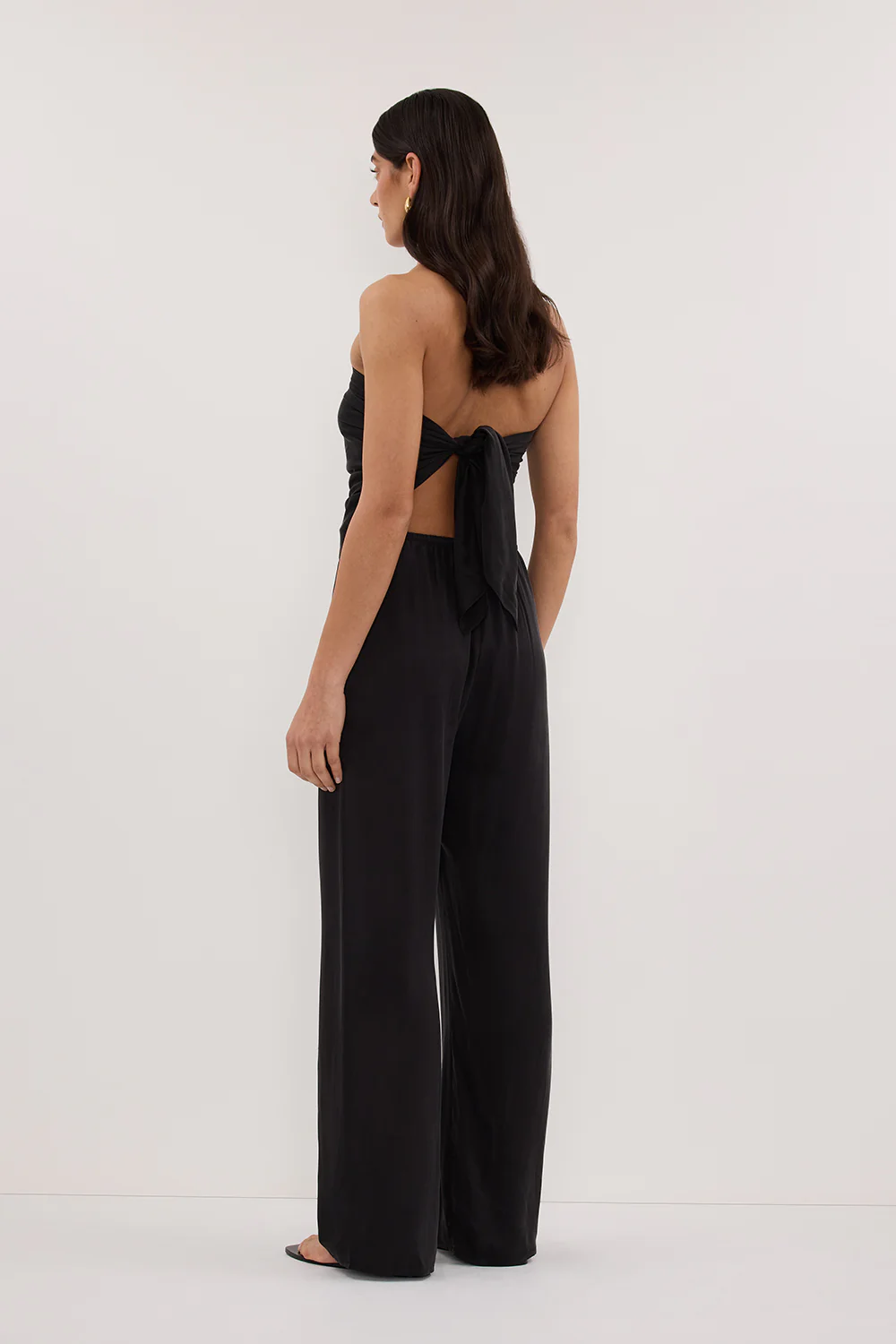 PERCY BLACK SILK SCARF TOP - Yukikoi