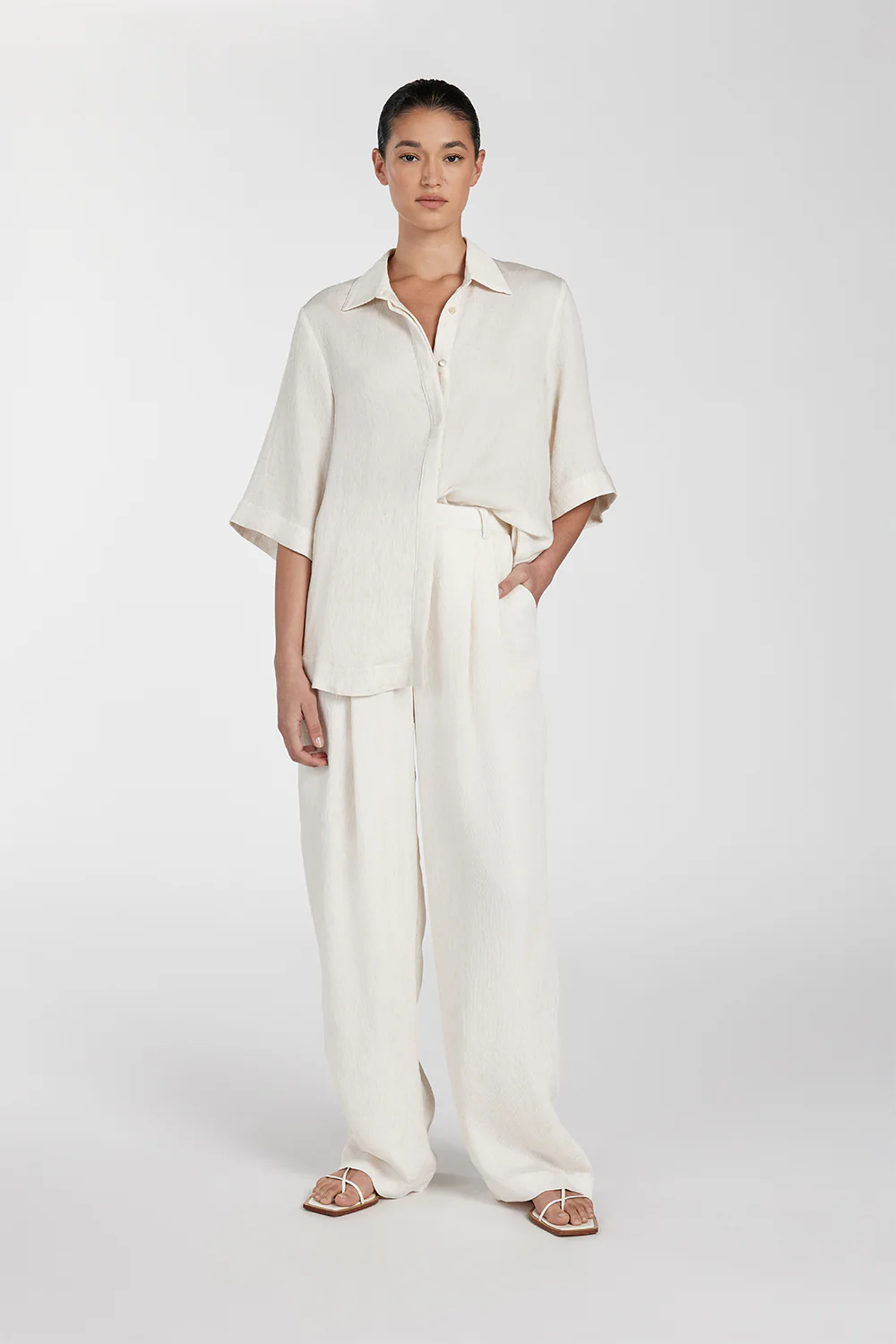 CANNE CREAM PANT - Yukikoi