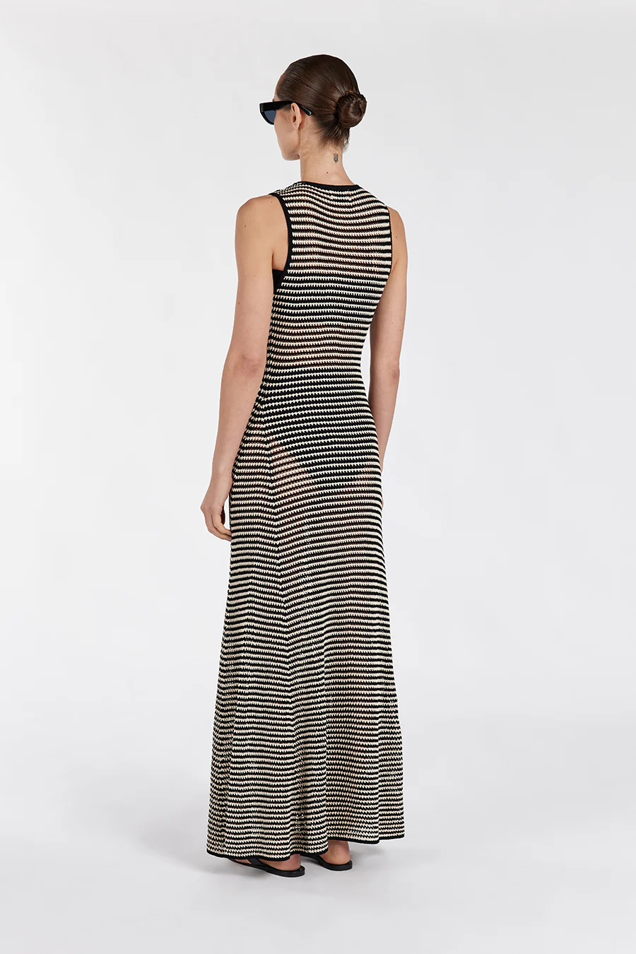 NATE BLACK SLEEVELESS MAXI DRESS - Yukikoi