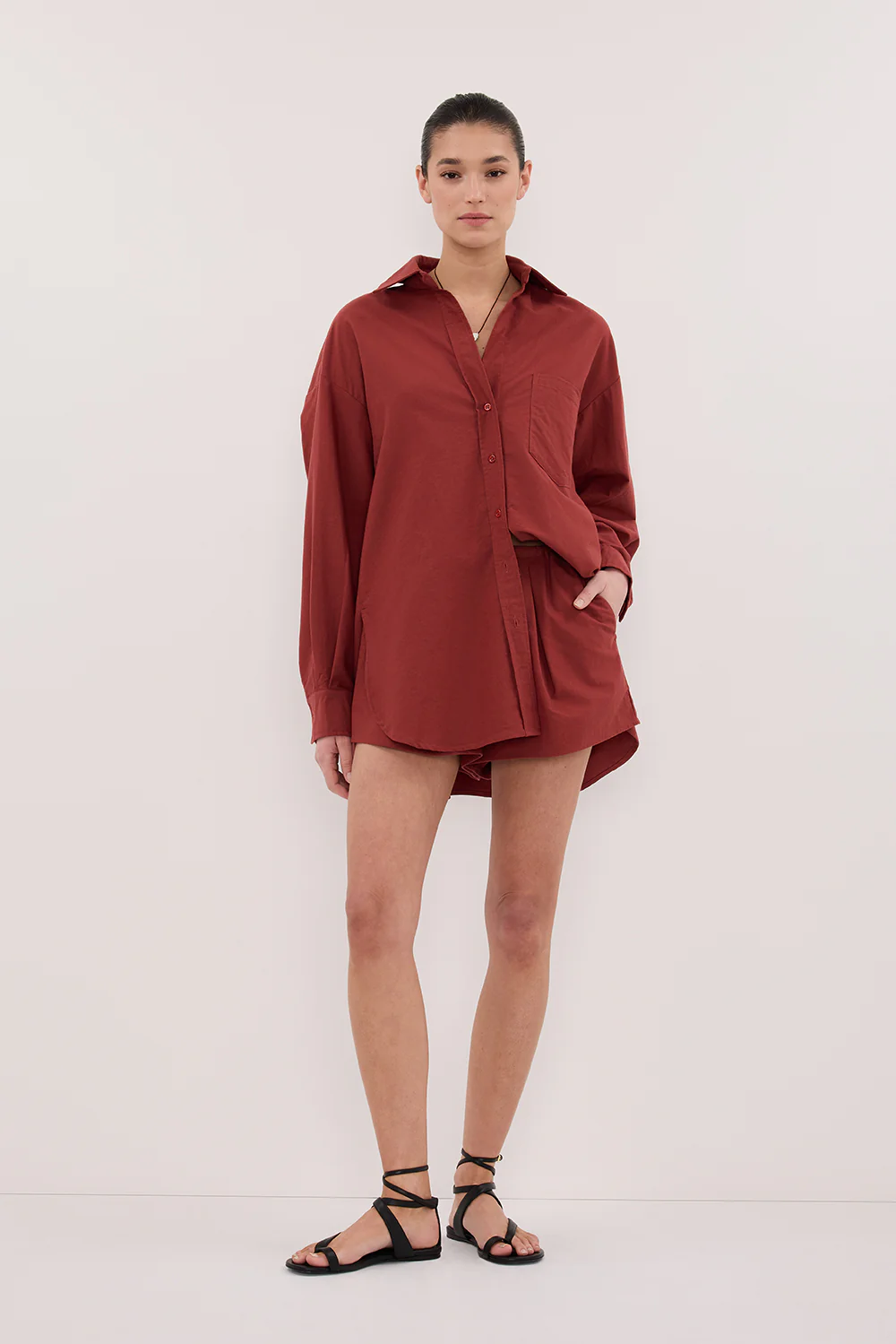 RHEA SAHARA COTTON DRAWSTRING SHORT - Yukikoi