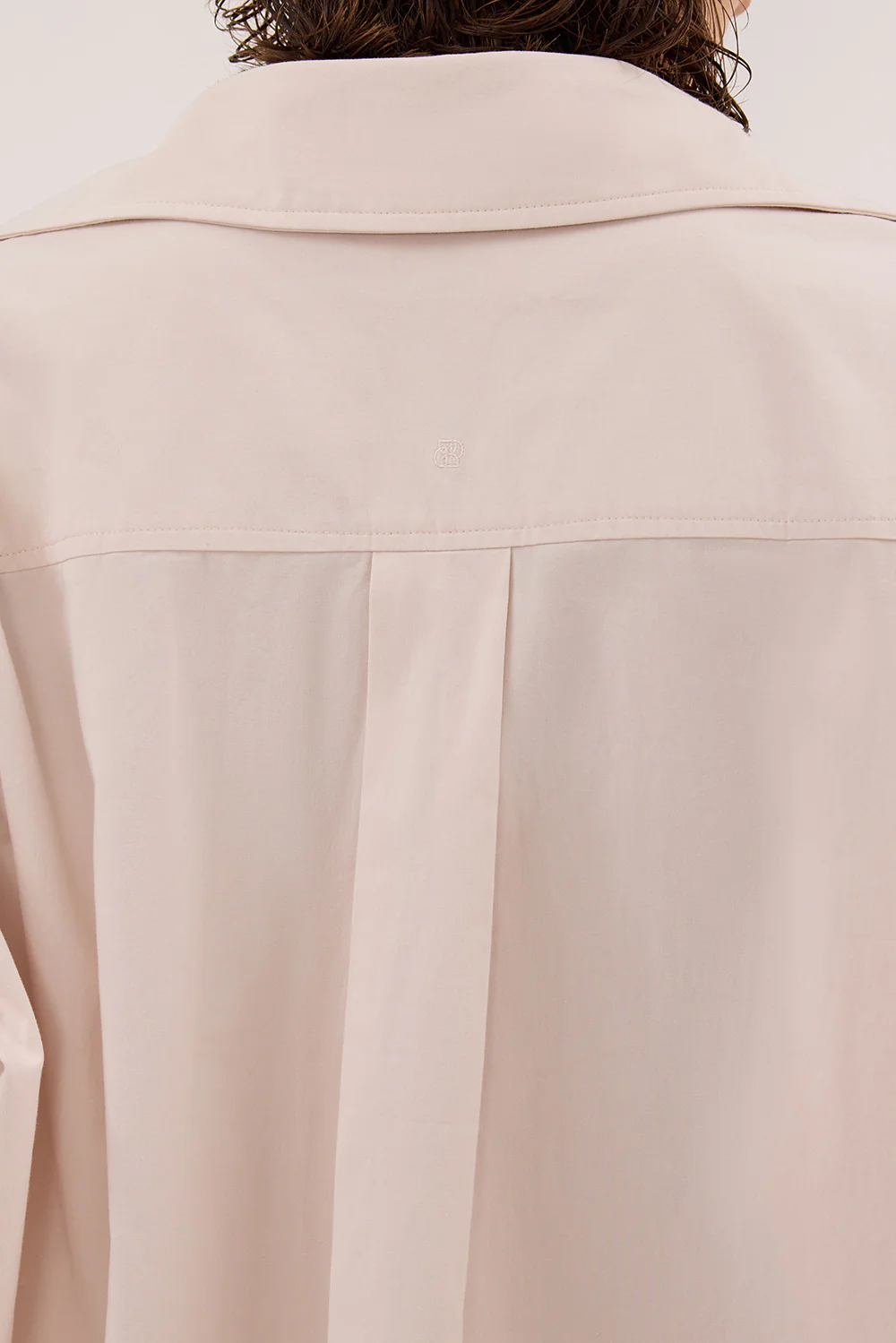 RAQUEL POWDER LONG SLEEVE COTTON POPLIN SHIRT - Yukikoi