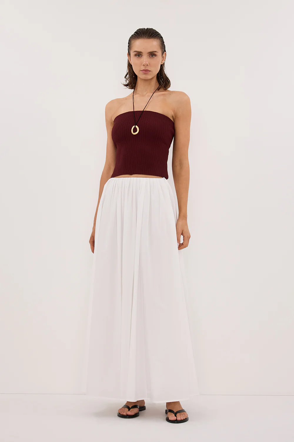 LIMA SAHARA STRAPLESS BANDEAU KNIT TOP - Yukikoi