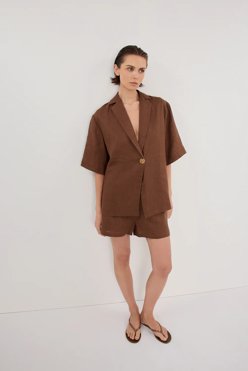 CORY FONDANT LINEN SHORT - Yukikoi