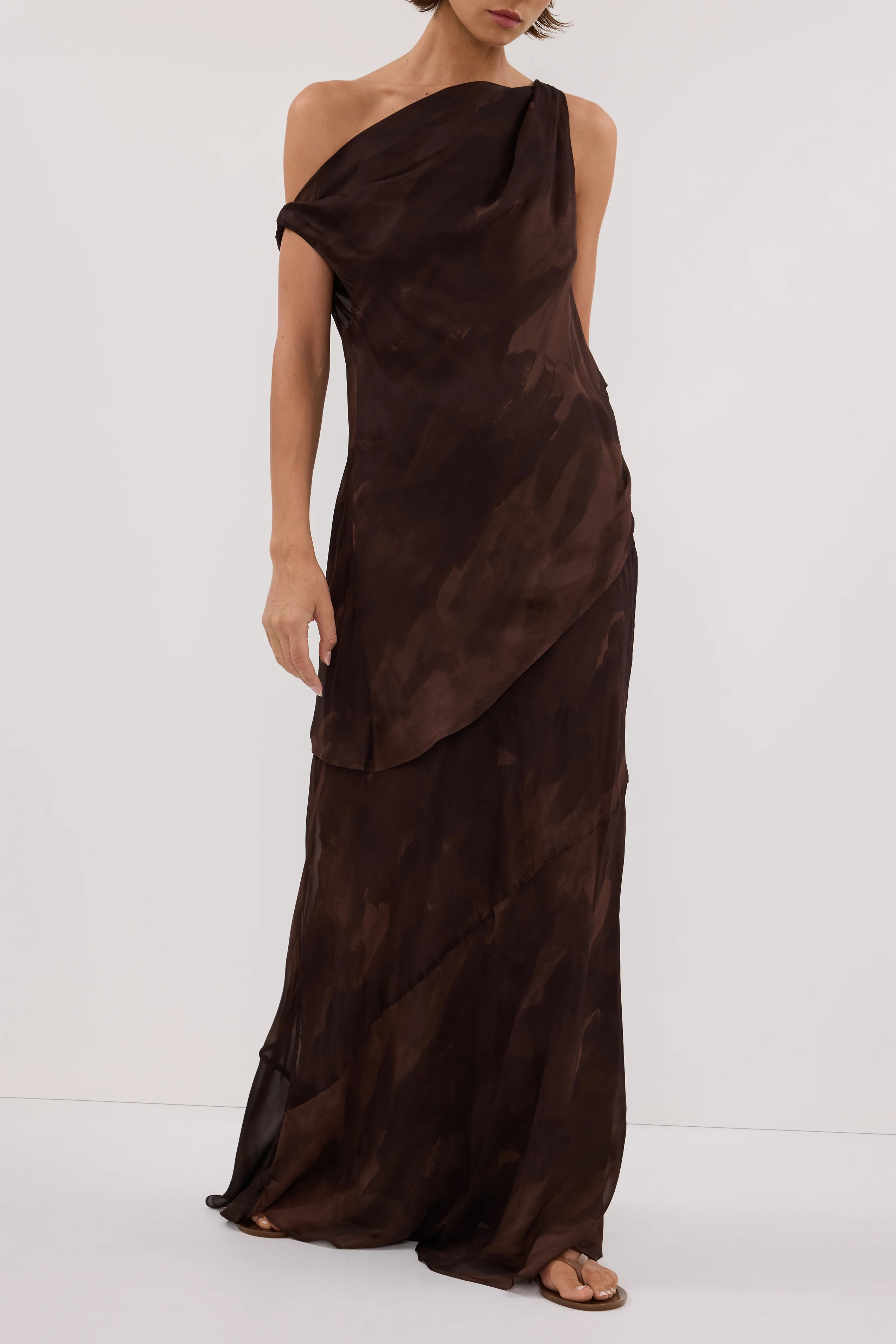 WILLOW CHOC PRINT MIDI SKIRT - Yukikoi