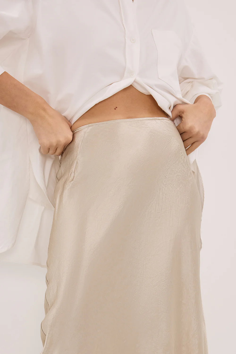 BREANNA PUMICE JACQUARD MAXI SKIRT - Yukikoi