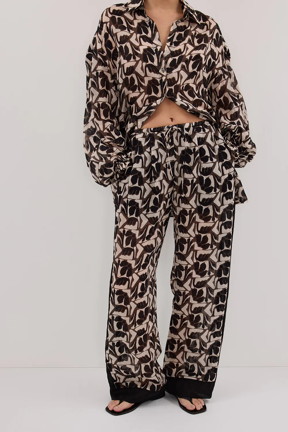 MAUI BITTER CHOC RAMIE PANT - Yukikoi