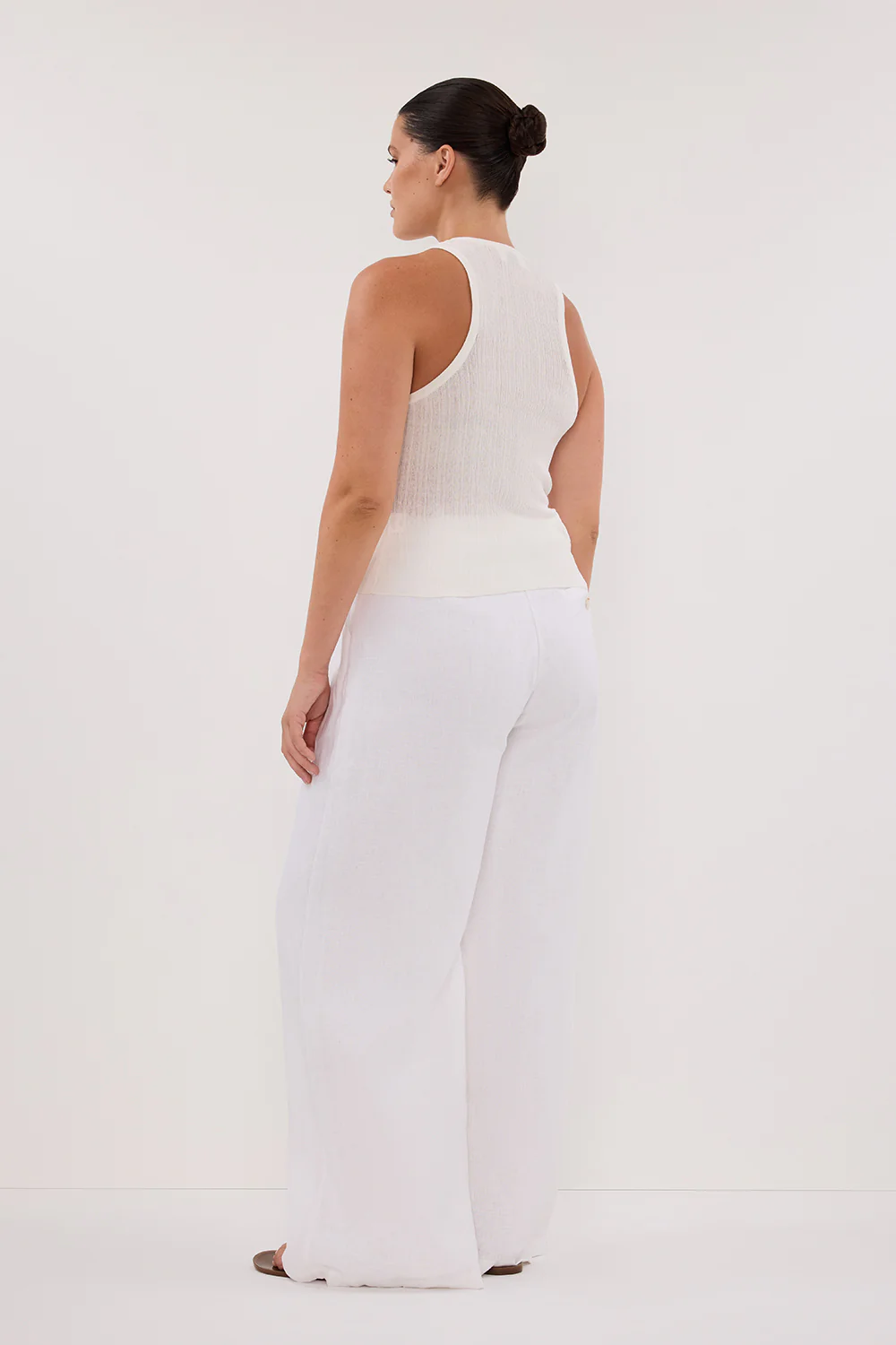 HOLDEN WHITE LINEN PANT - Yukikoi