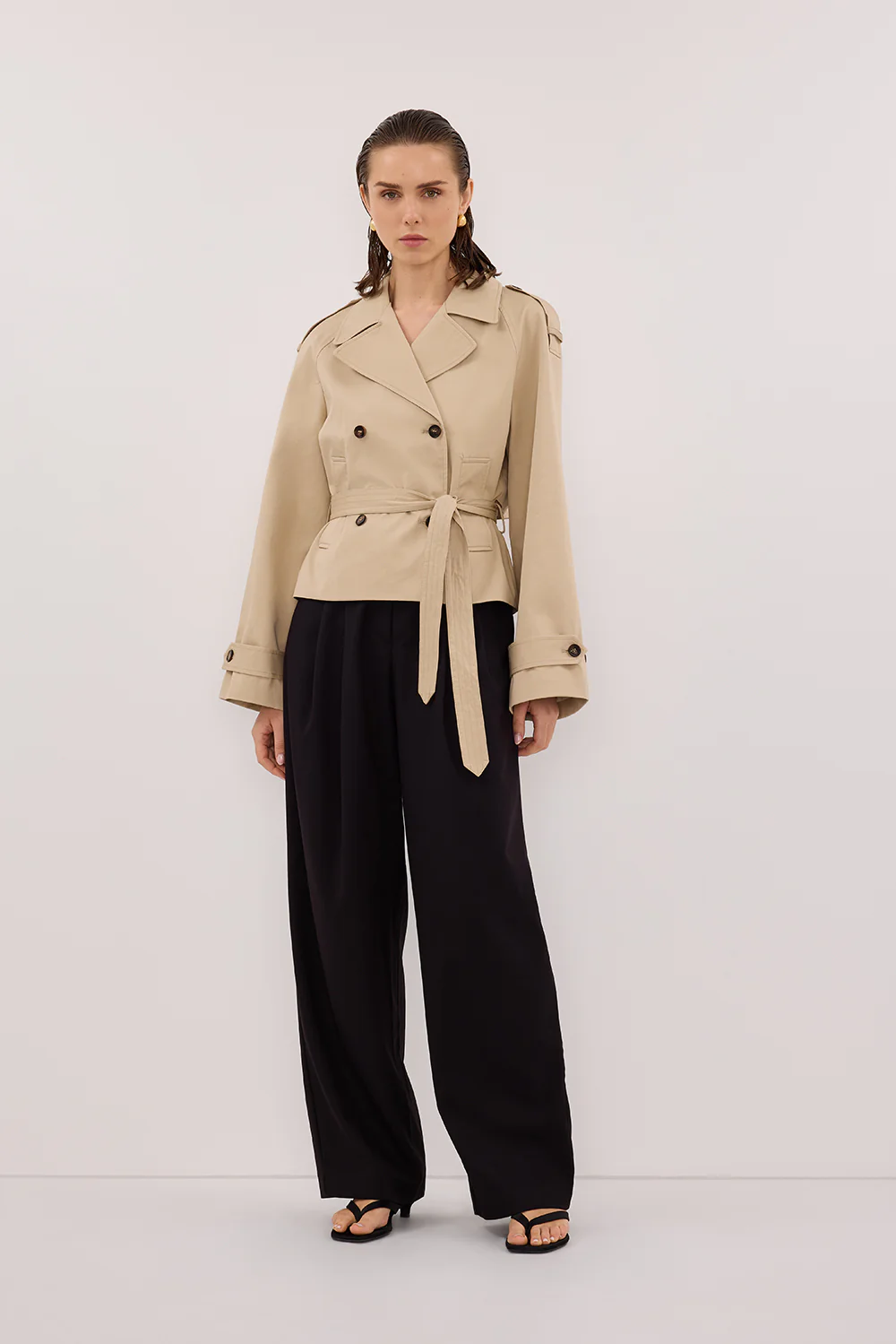 EDEN BLACK TAILORED PANT - Yukikoi