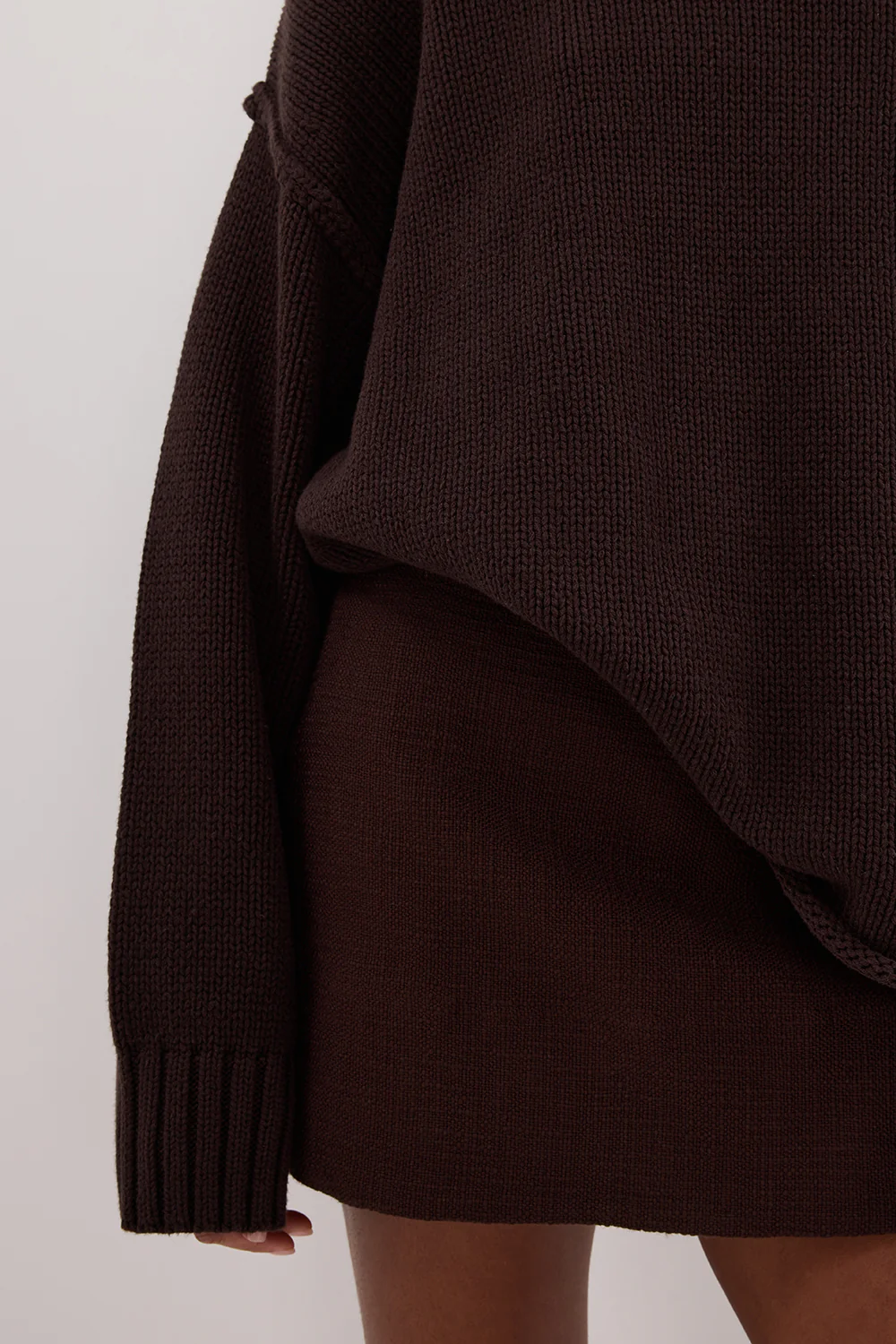 NIEVE CHOCOLATE MINI SKORT - Yukikoi