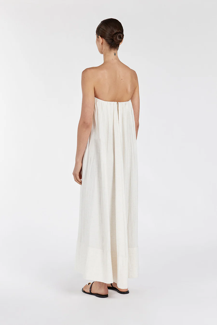 SHANIYA CREAM MARLE MIDI DRESS - Yukikoi