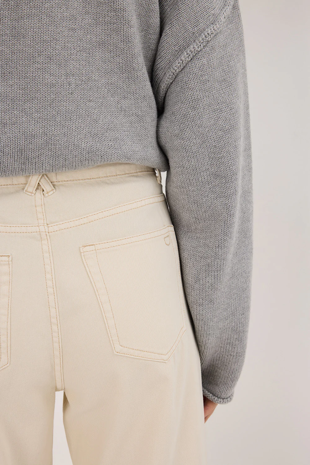 REAGAN 2.0 NATURAL TALL SLOUCHY JEAN - Yukikoi