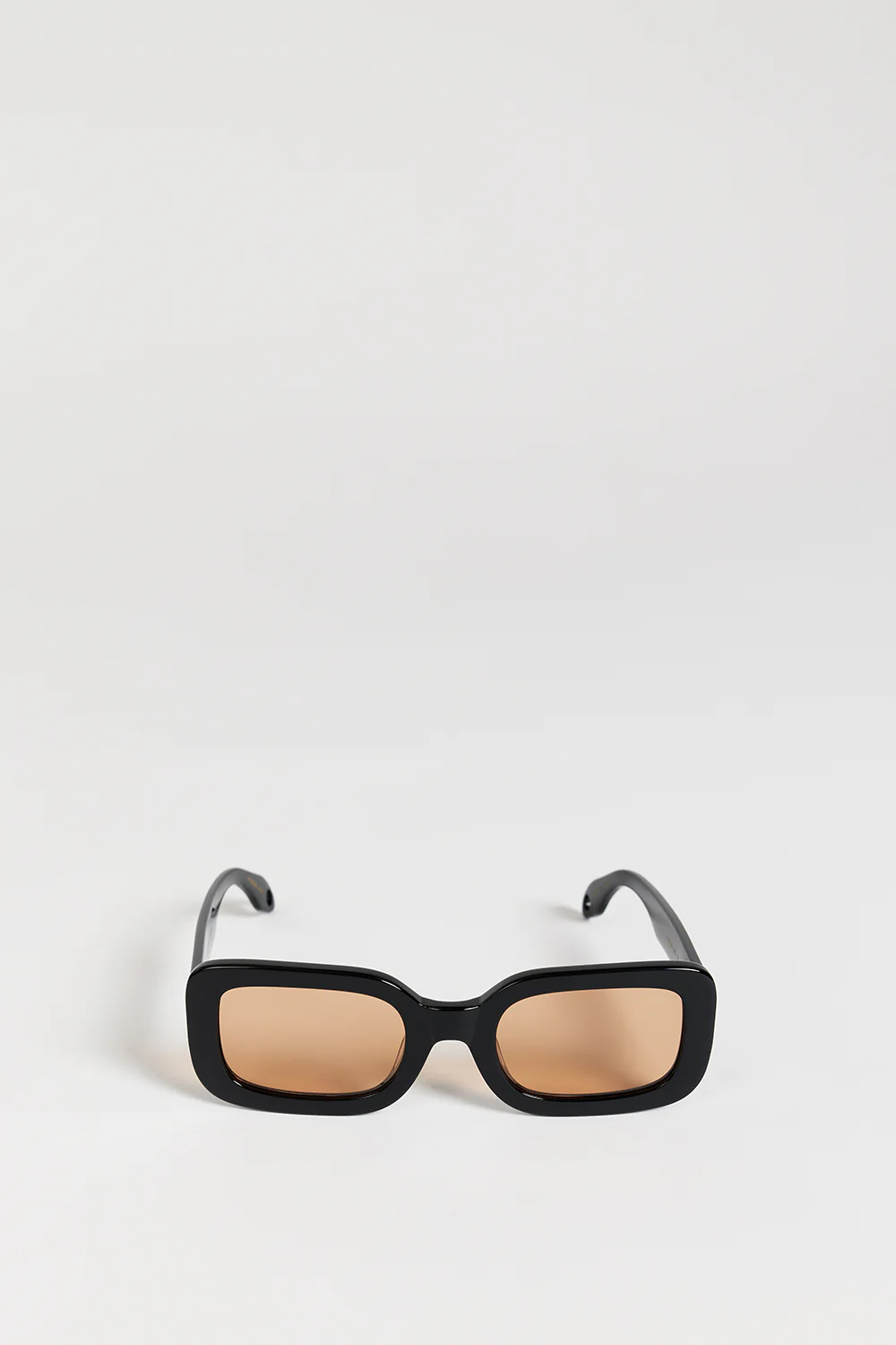 ELISA JOHNSON LEXI GLOSS BLACK LIGHT BROWN LENS SUNGLASSES - Yukikoi