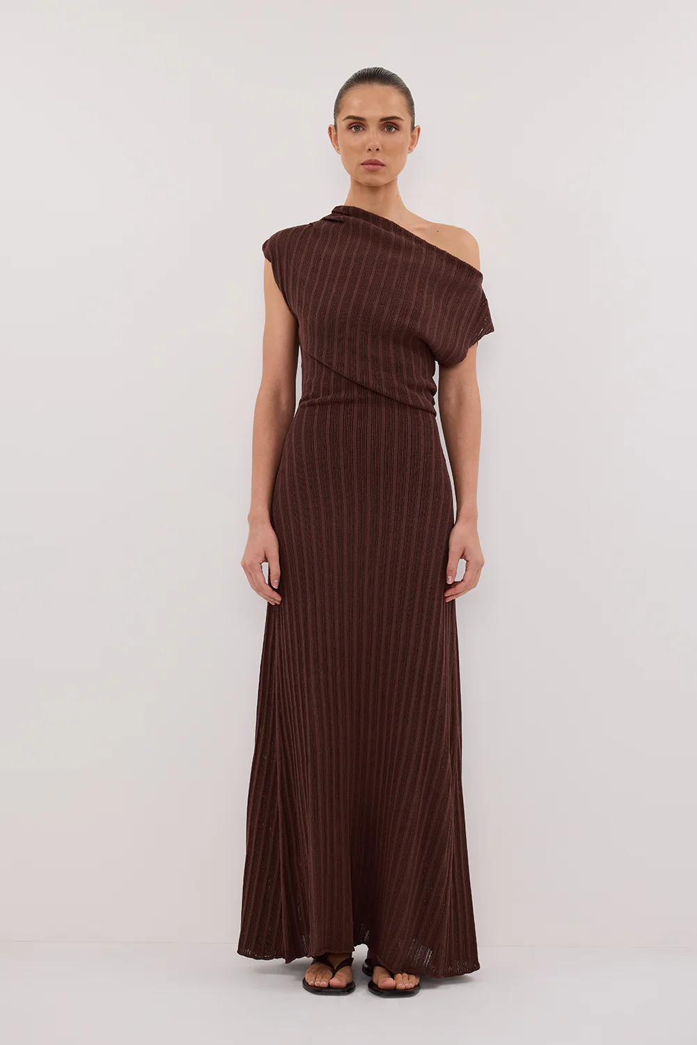 BOWIE WALNUT KNIT MAXI DRESS - Yukikoi