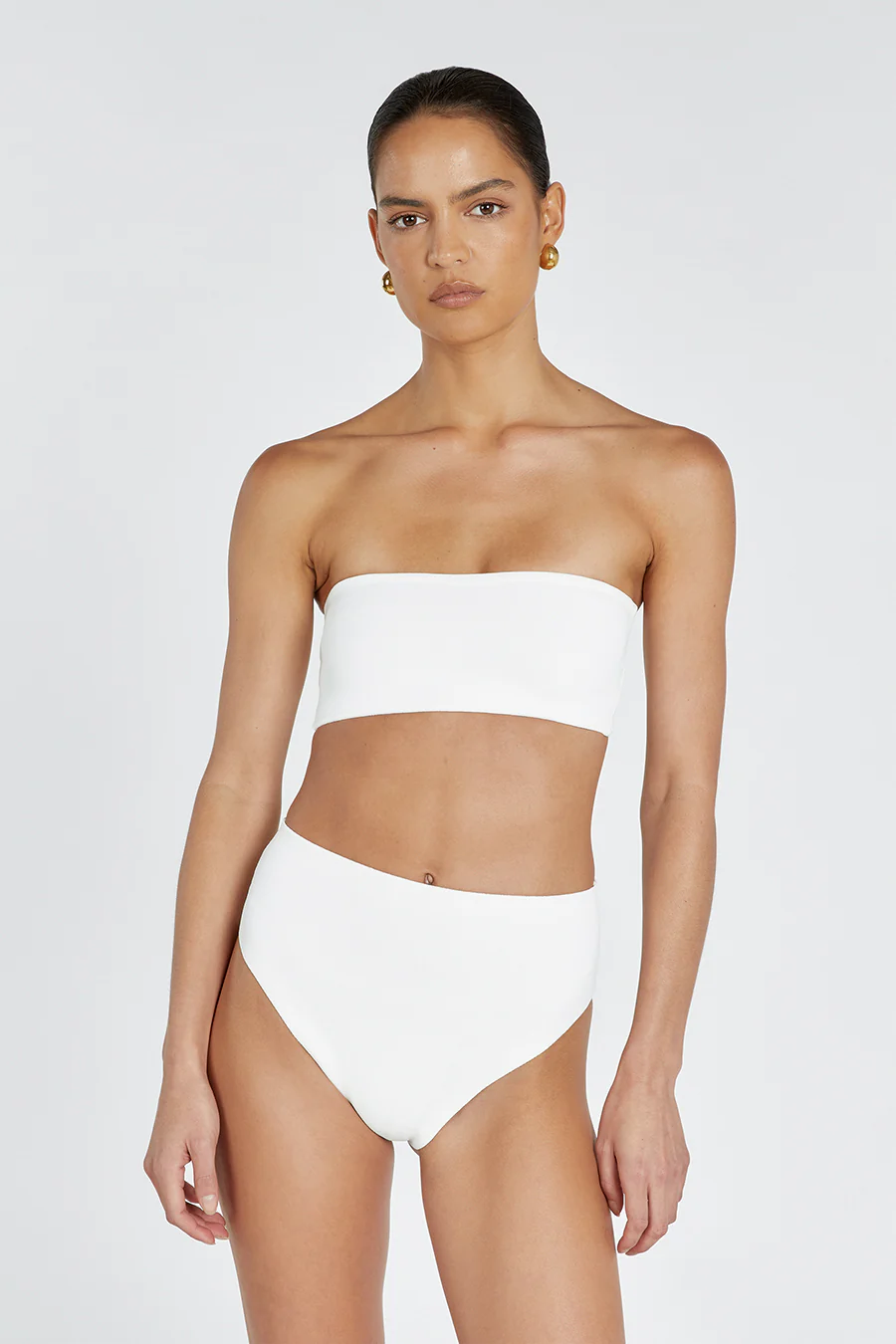 BASE OFF WHITE BANDEAU TOP - Yukikoi