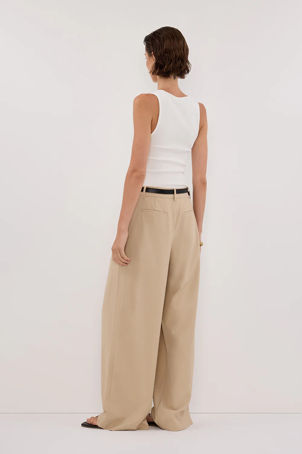LOUIE NATURAL WIDE LEG PANT - Yukikoi