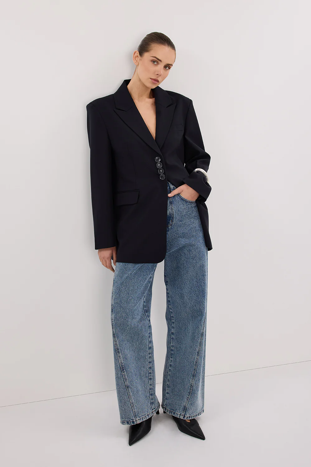 ANDIE INK OVERSIZED BLAZER - Yukikoi