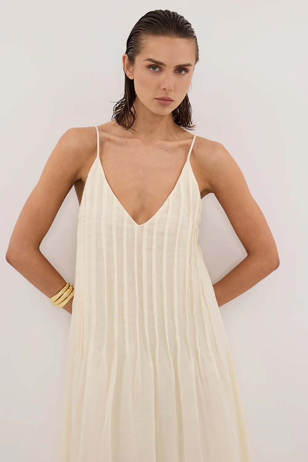 TAHLIA STRAW RAMIE MAXI DRESS - Yukikoi