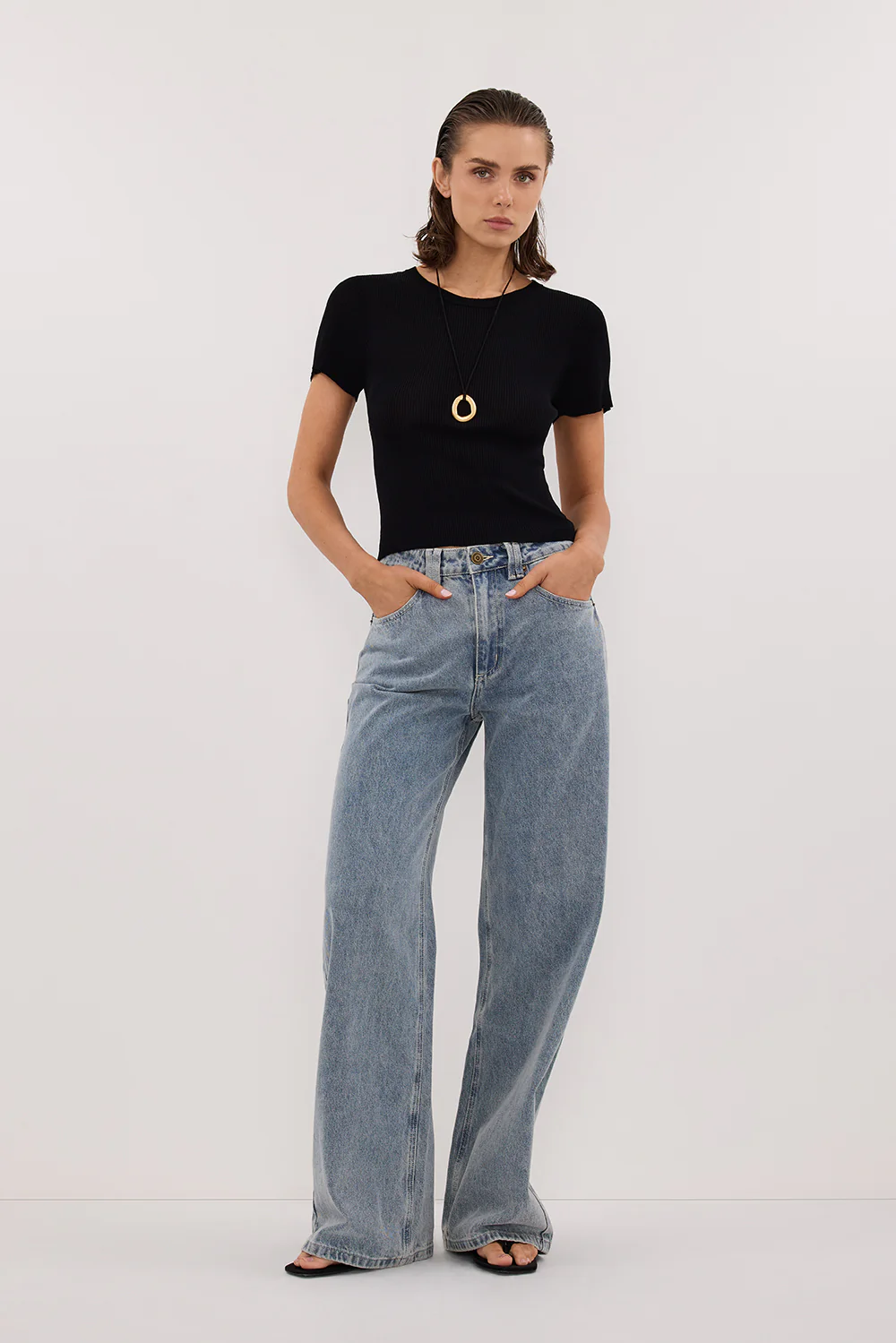 REAGAN 2.0 LIGHT BLUE TALL SLOUCHY JEAN - Yukikoi