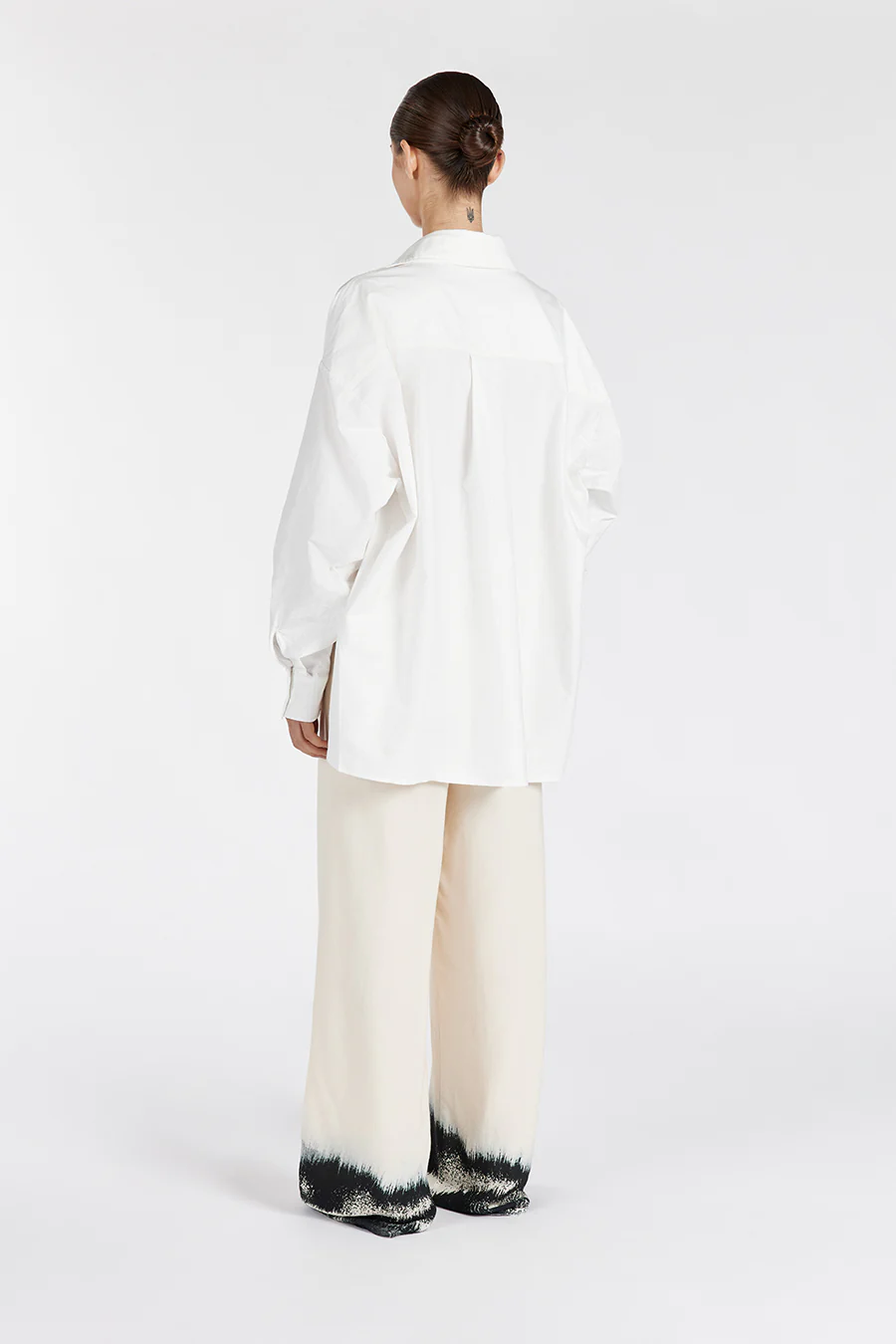 LILY CREAM PRINTED PANT - Yukikoi