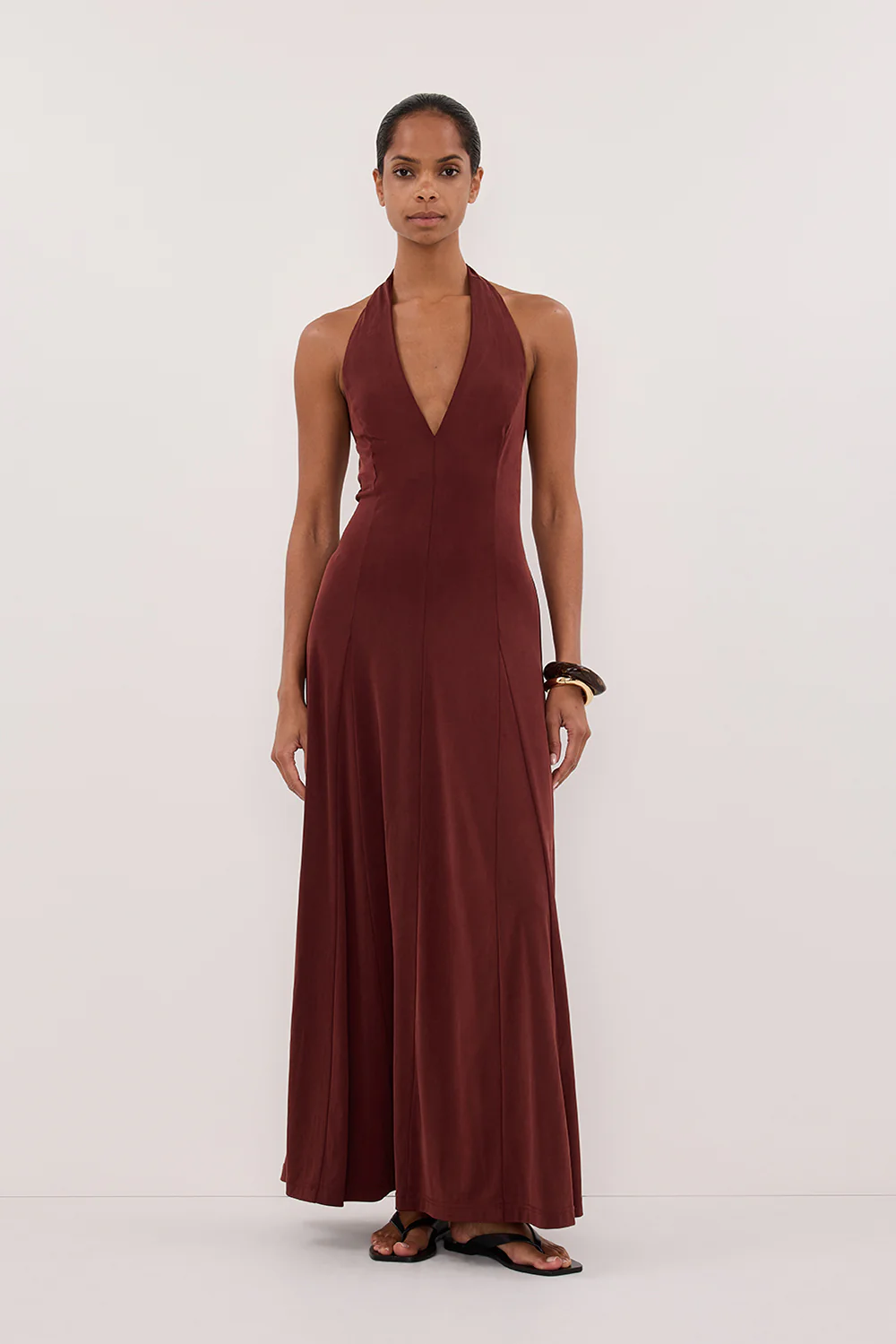 LYNN SAHARA HALTER MIDI DRESS - Yukikoi
