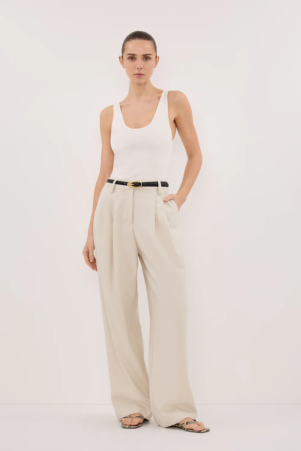 EDEN PLASTER TAILORED PANT - Yukikoi
