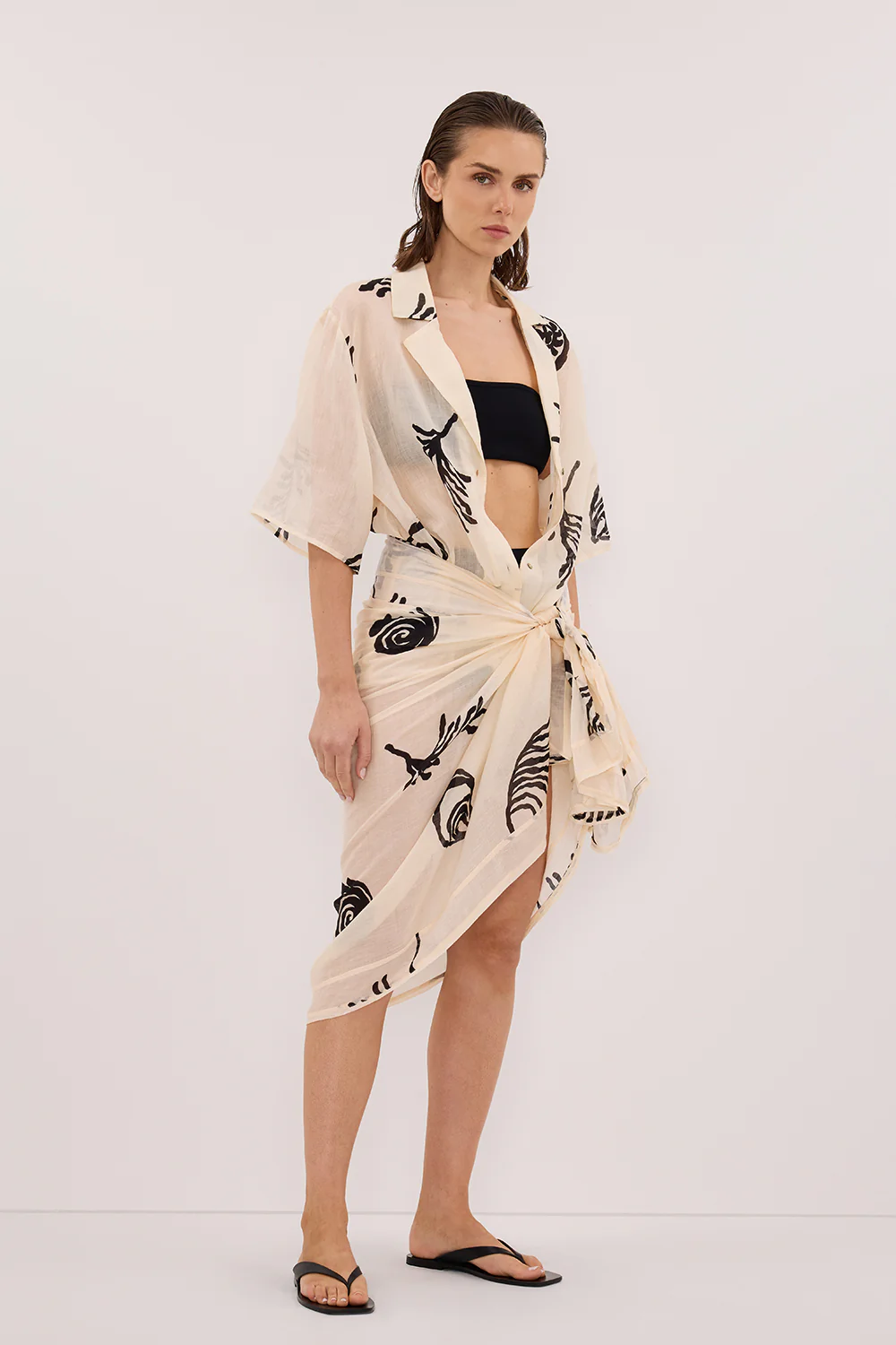 POSITANO SANDSTONE RAMIE SARONG - Yukikoi