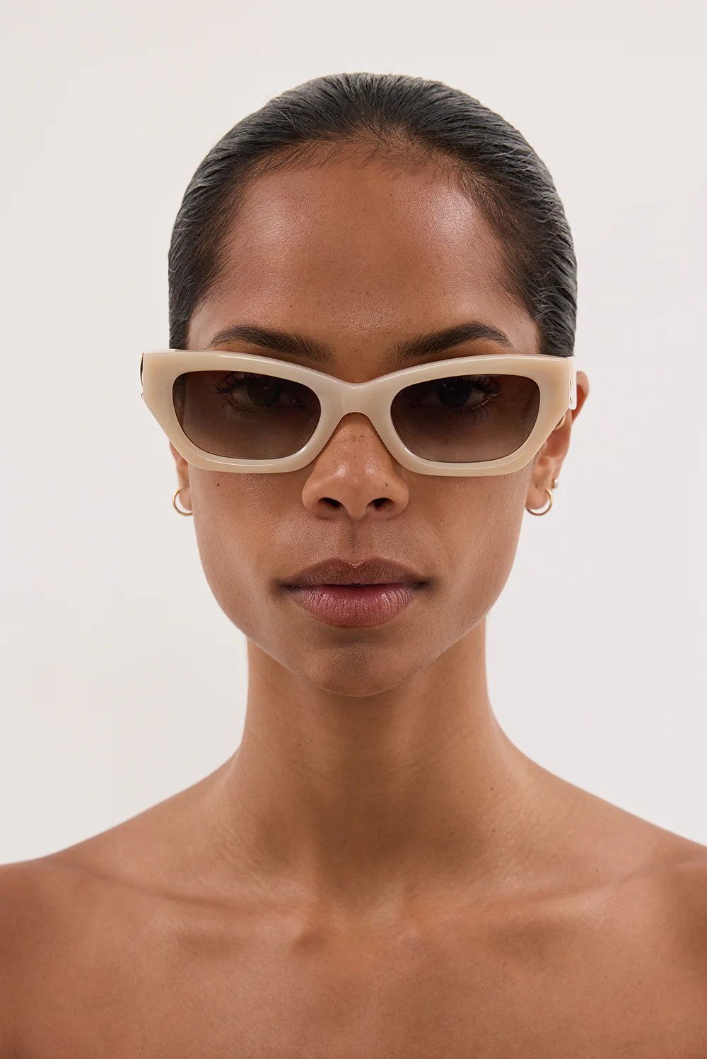 LUV LOU THE SUTTON NUDE HAZE SUNGLASSES - Yukikoi