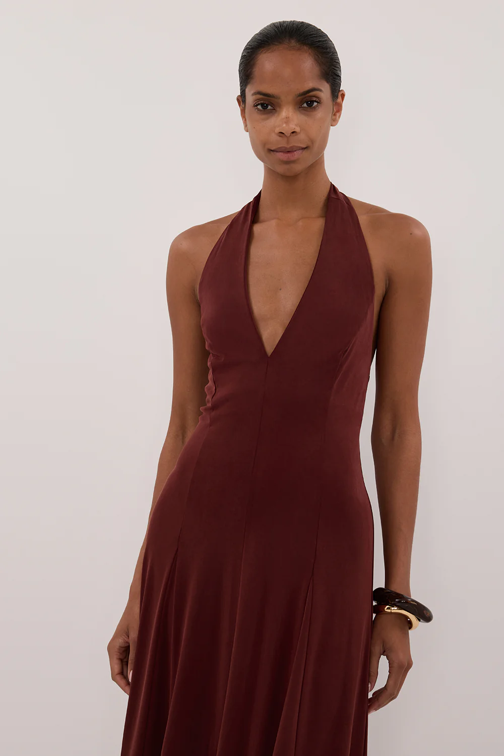 LYNN SAHARA HALTER MIDI DRESS - Yukikoi