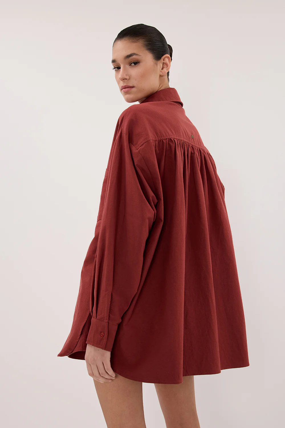 RHEA 2.0 SAHARA OVERSIZED COTTON SHIRT - Yukikoi