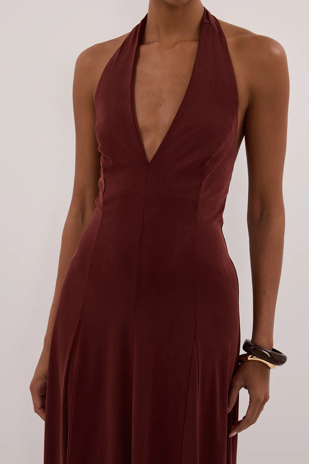 LYNN SAHARA HALTER MIDI DRESS - Yukikoi