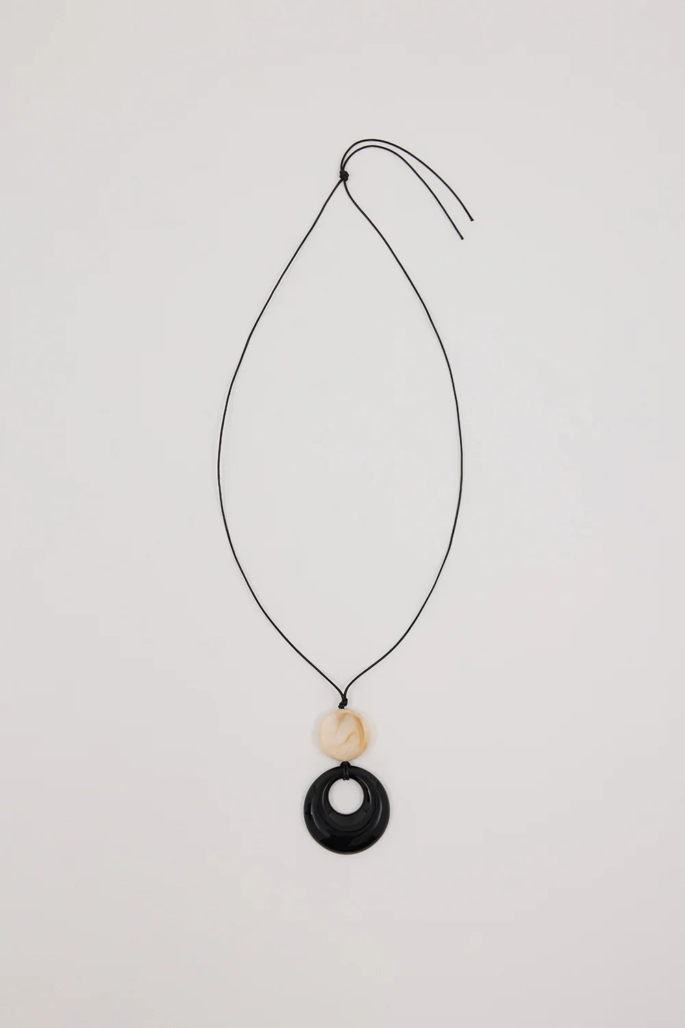 ANNA ROSSI ALBA BLACK NECKLACE - Yukikoi