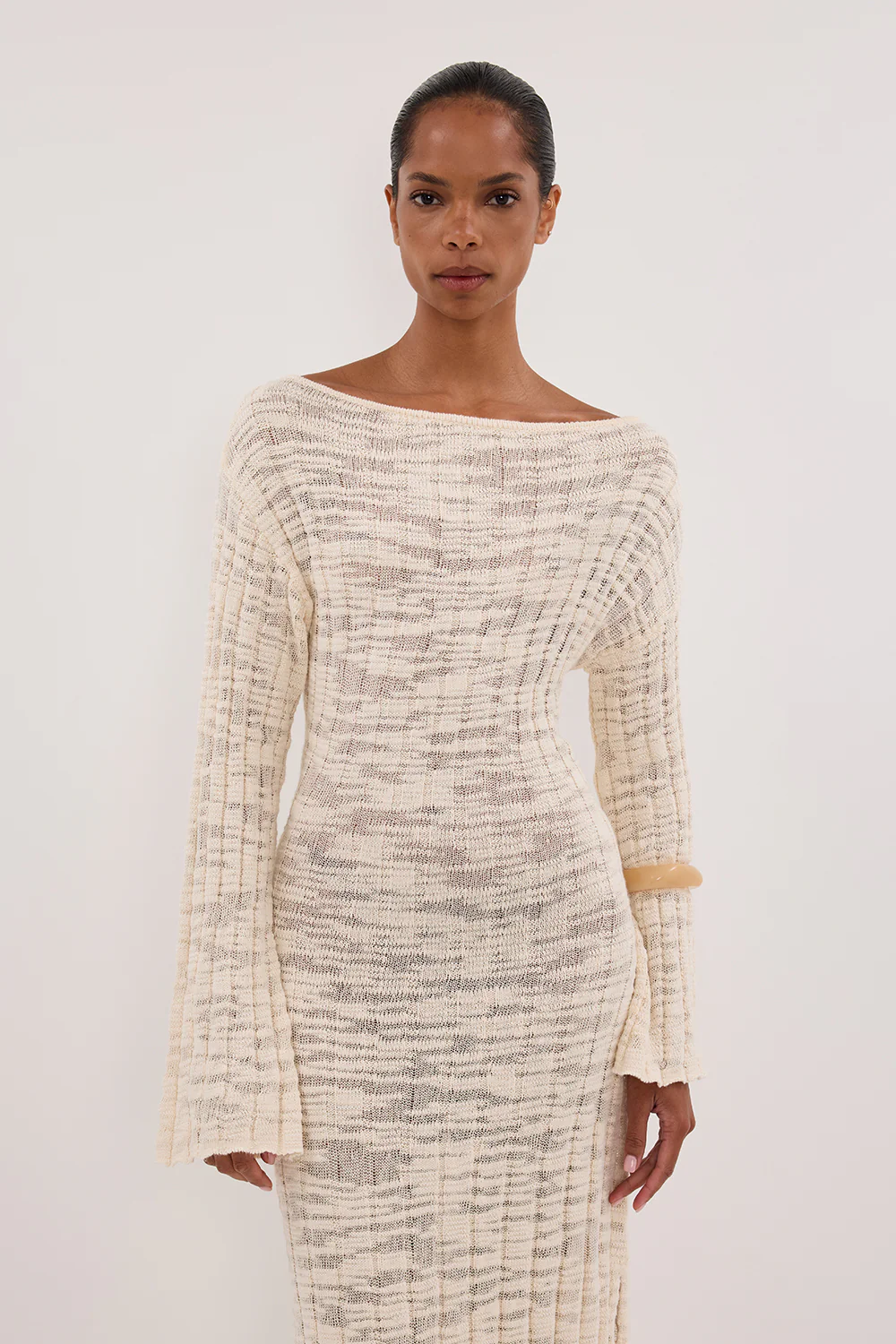 CIA NATURAL LONG SLEEVE MAXI DRESS - Yukikoi