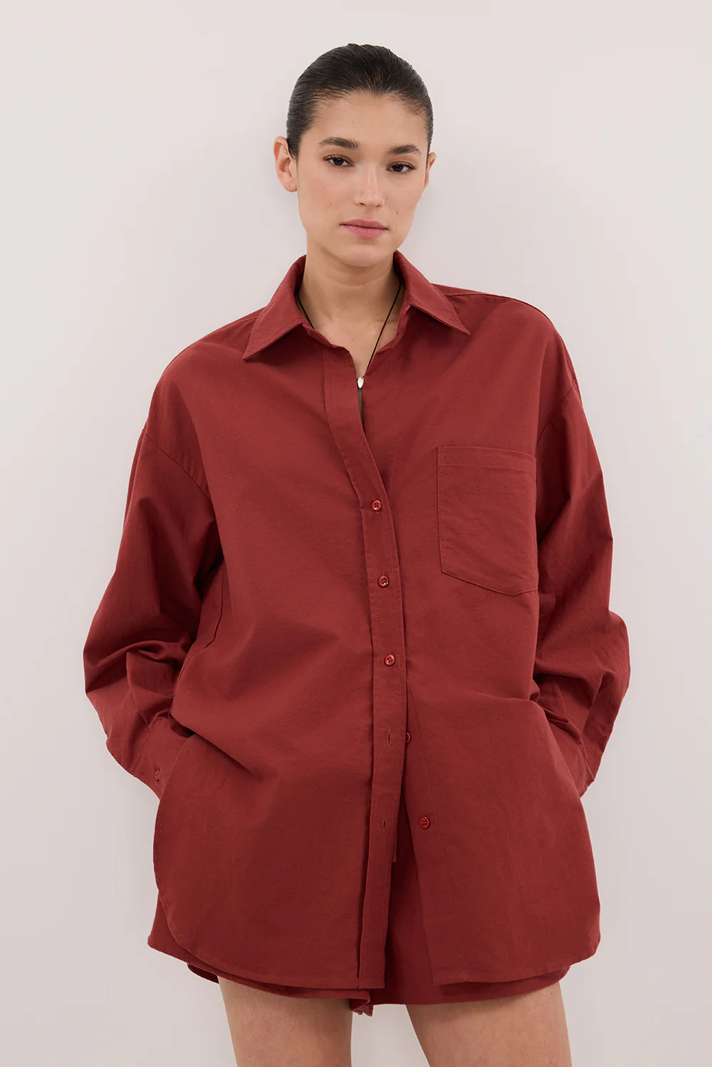 RHEA 2.0 SAHARA OVERSIZED COTTON SHIRT - Yukikoi