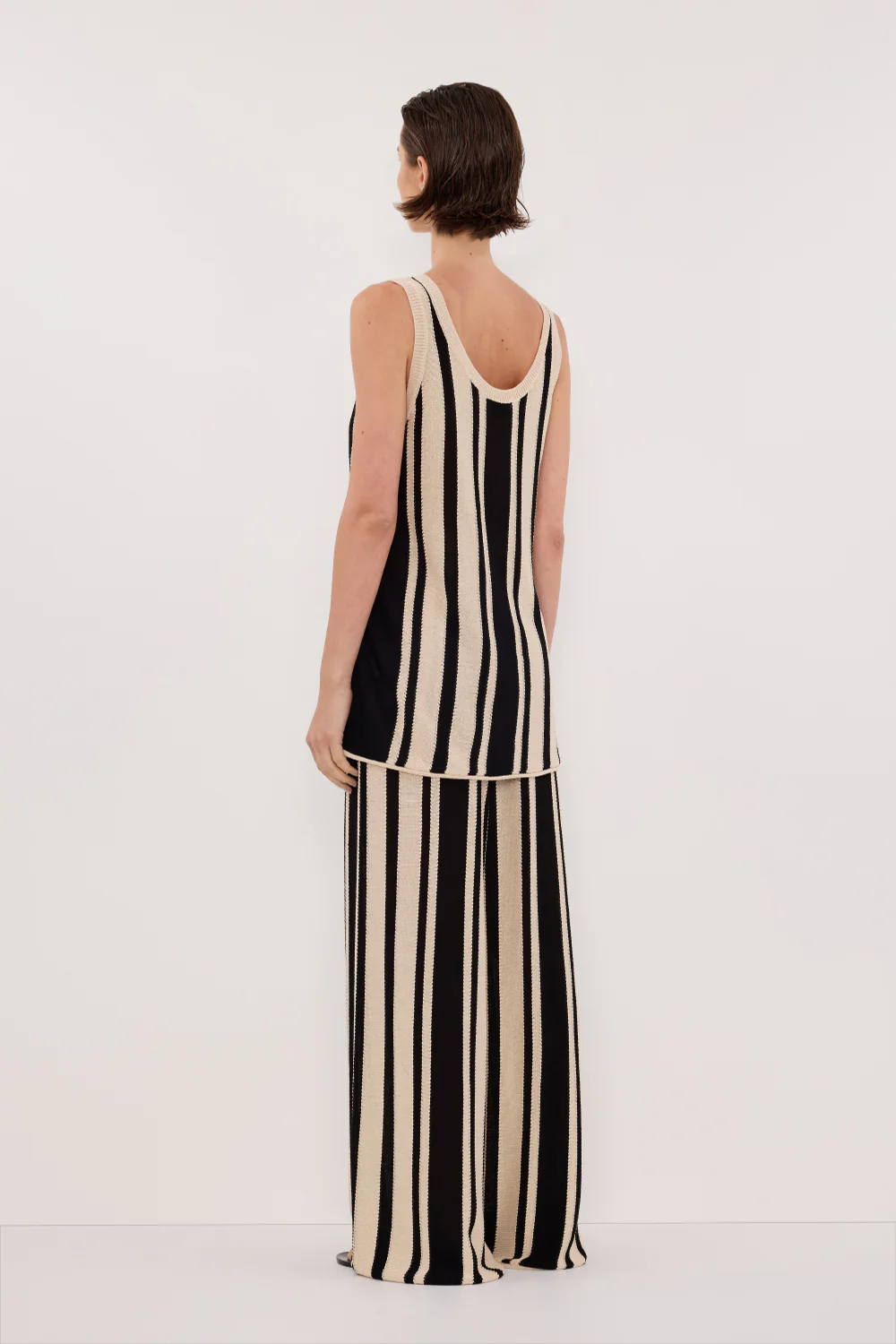 DELPHI STRIPE LONGLINE KNIT TUNIC - Yukikoi