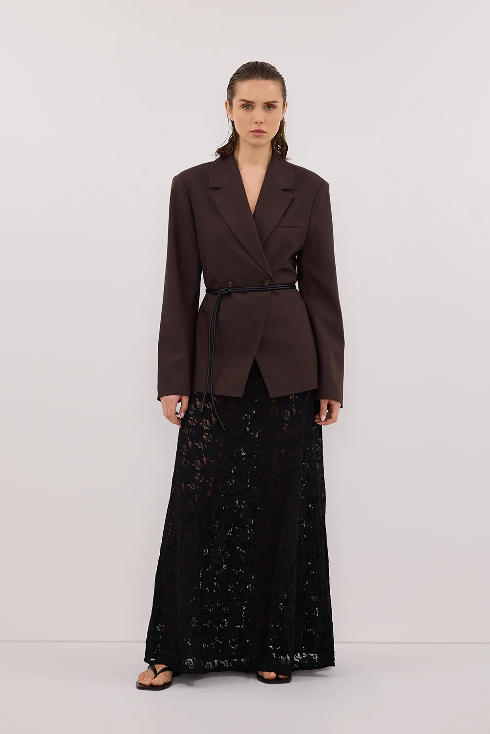 LOULA BLACK LACE SKIRT - Yukikoi