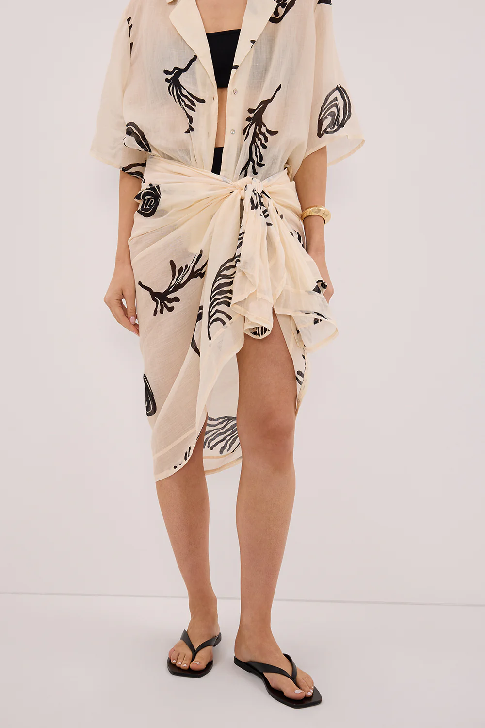 POSITANO SANDSTONE RAMIE SARONG - Yukikoi