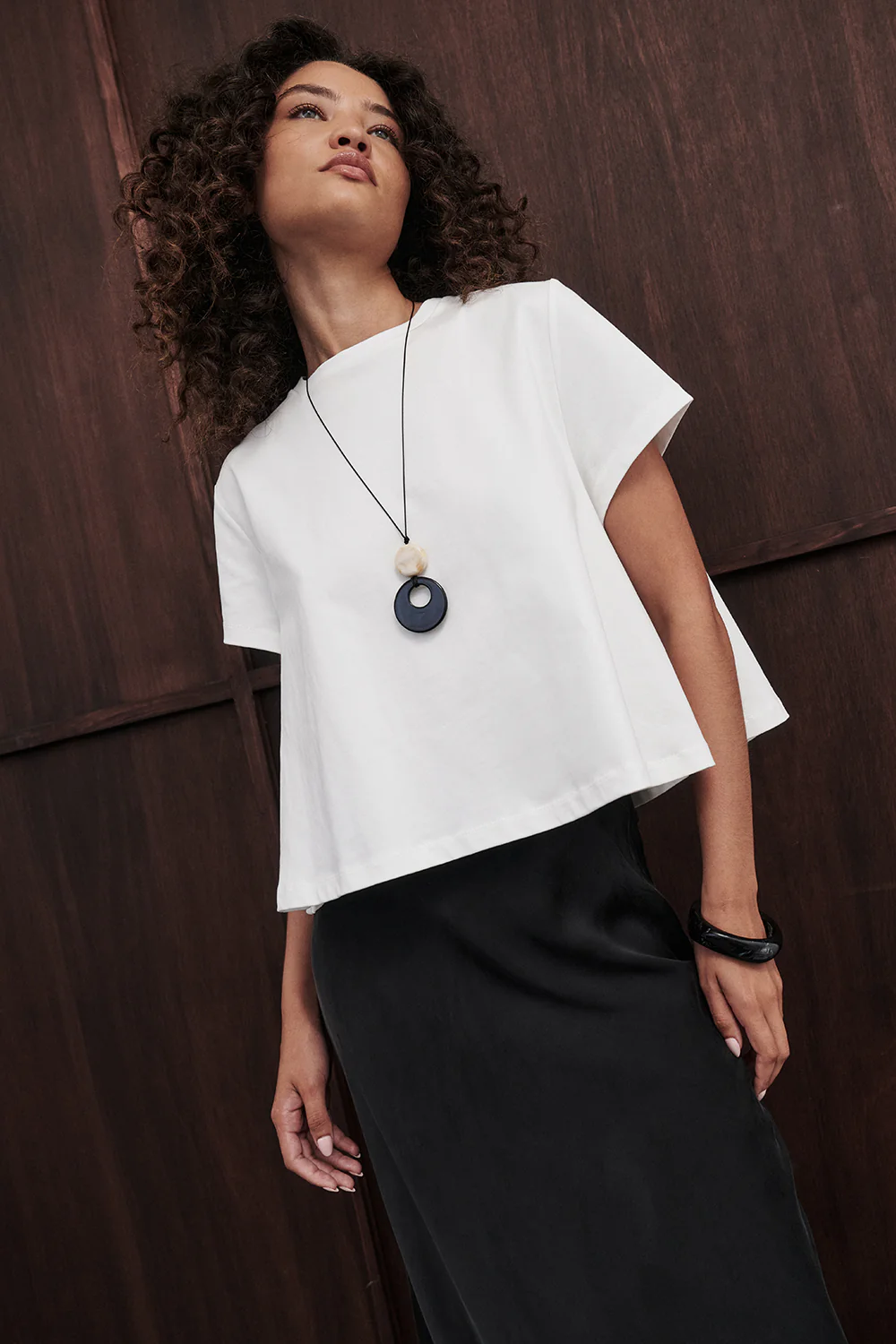 TATUM WHITE SHORT SLEEVE TEE - Yukikoi