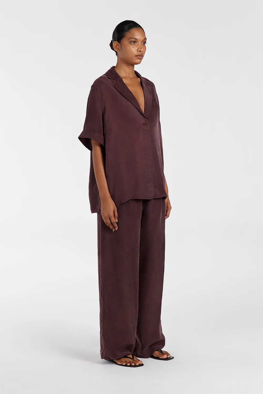 LIAM CURRANT CUPRO SHIRT - Yukikoi