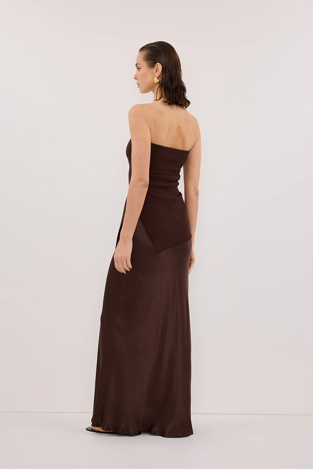 LUKE CHOC LONGLINE BANDEAU TOP - Yukikoi