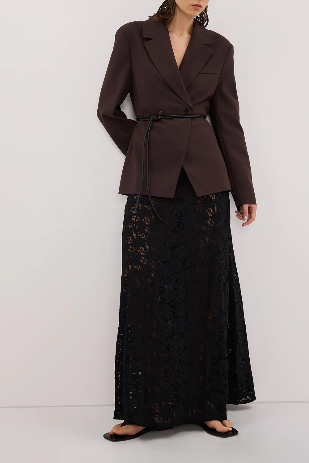 LOULA BLACK LACE SKIRT - Yukikoi