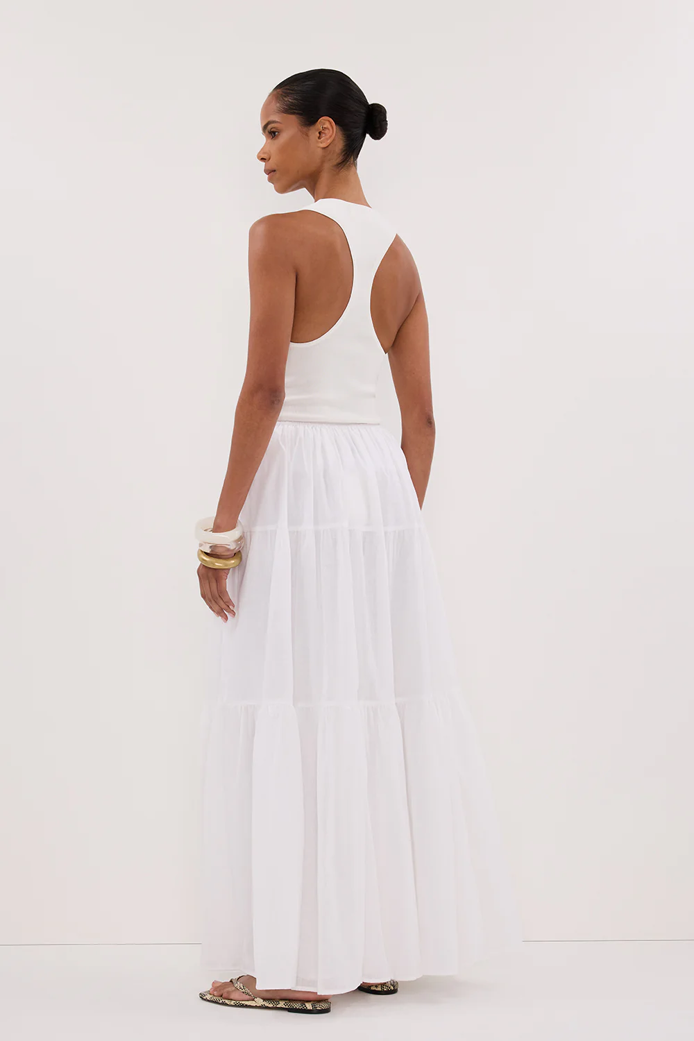 DEVIN OFF WHITE RACER KNIT TANK - Yukikoi