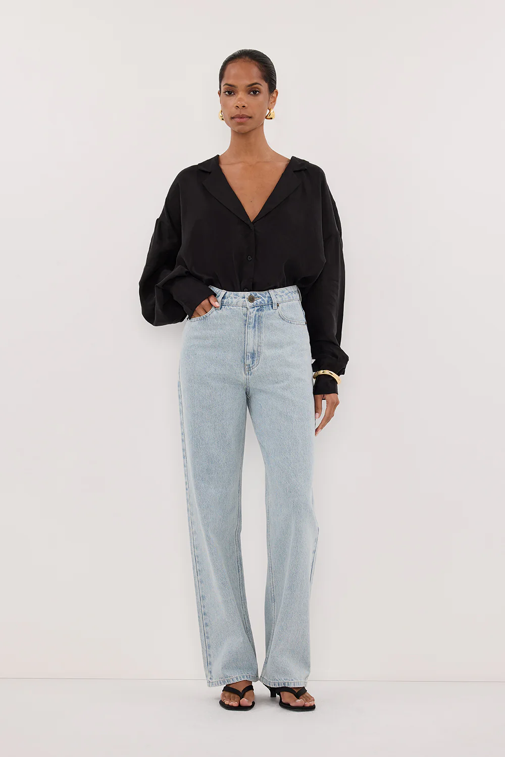 WESTIN LIGHT RINSE TALL STRAIGHT JEAN - Yukikoi